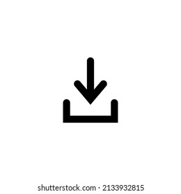 Download icon vector illustration for website or mobile app