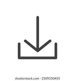 download icon vector illustration white background