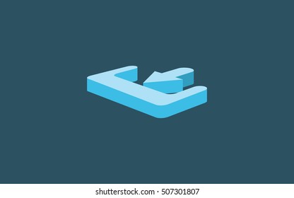 download icon vector isometric design