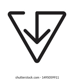 Download Icon Vector Line Style. Modern Simple Vector Illustration for Website and Mobile App. Save Icon. Install icon. 