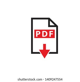 Download icon vector logo template flat style