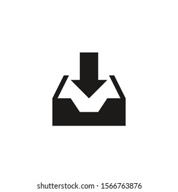 download icon vector on a white background