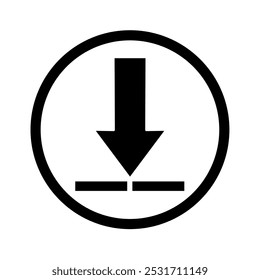 download icon vector on white background