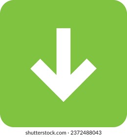 Icono de descarga en vector | signo de descarga | Descargar icono de aplicación. Botón Guardar. Descargar archivo
