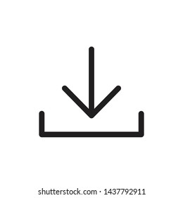 download icon vector simple design