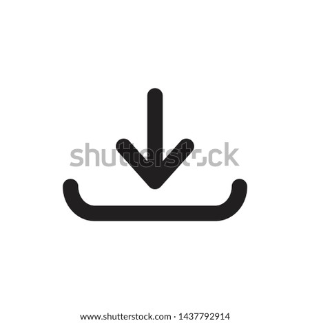 download icon vector simple design