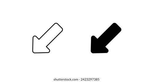 download icon vector stock illustration 