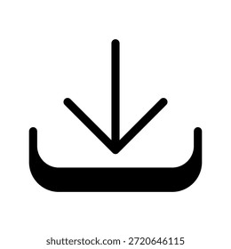 Ilustración de diseño de símbolo de Vector de icono de Descarga