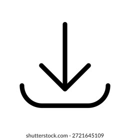 Ilustración de diseño de símbolo de Vector de icono de Descarga