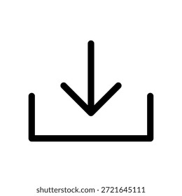 Ilustración de diseño de símbolo de Vector de icono de Descarga