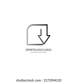 Download icon vector symbol illustration design template