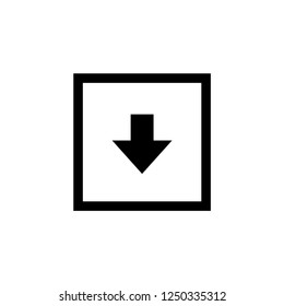 Download Icon Vector Template. UI Sign & Symbol.