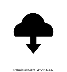 Descargar vector de icono Ilustración del botón Cargar. Cargar símbolo o logotipo.