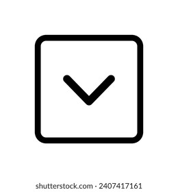 Download icon vector. Upload button illustration. Load symbol or logo.