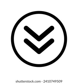 Descargar vector de icono Ilustración del botón Cargar. Cargar símbolo o logotipo.