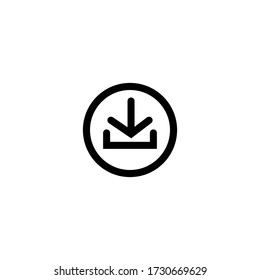 Download icon vector for web or internet, in trendy icon.