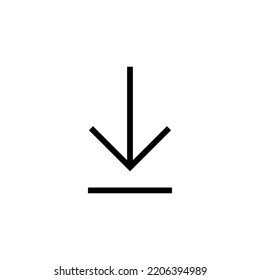 Download icon vector for web and mobile app. Download sign and symbol