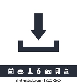 Download icon for web and mobile