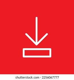Laden Sie Symbole herunter, Grafikressourcen für die App-Benutzeroberfläche, Vektorgrafiken.