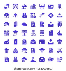 download icons. Editable 49 download icons. Included icons such as Server, Shared folder, Email, Cloud computing, Cloud server, File, Loader, Download. download trendy icons for web.