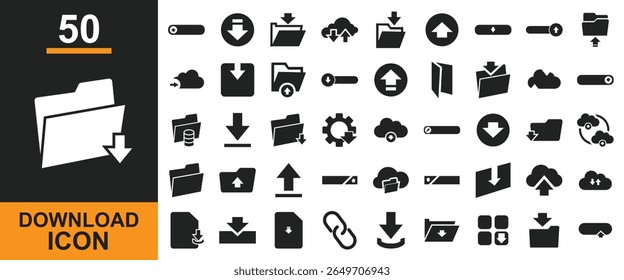 Download  icons .  Upload and Download icon . Vector illustration. isolated on white background. EPS 10
