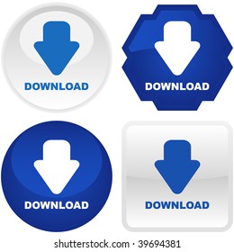 Descargar iconos. Conjunto de vectores.