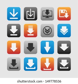 Download icons for web