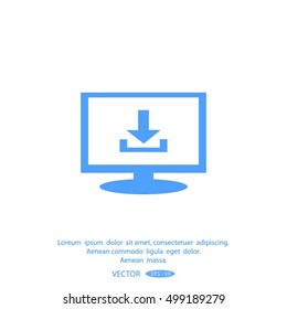 Download icon,vector.
