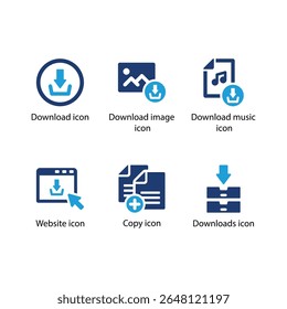 Download, Download de imagem, Download de música, Site, Copiar, ícone Downloads