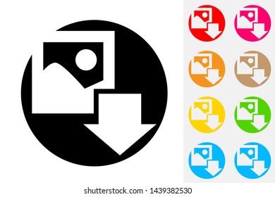 Download Image. Negative Space Vector Icon
