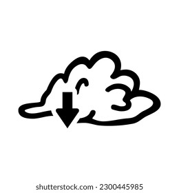 Descargar información Icono negro plano Isolación sobre vectores de fondo blanco Ilustración | Iconos de Seo