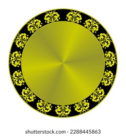 Descargar planilla de fondo de fondo de patrón oro de estilo islámico