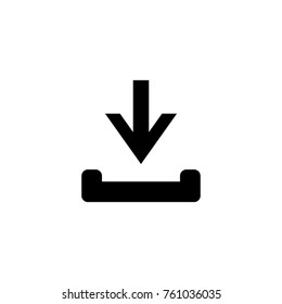 download isolated icon vector