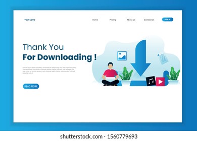 Download landing page template. This is great for websites, landing pages, mobile applications, posters, banners
