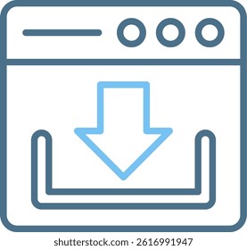 Download Line Two Colour Icon