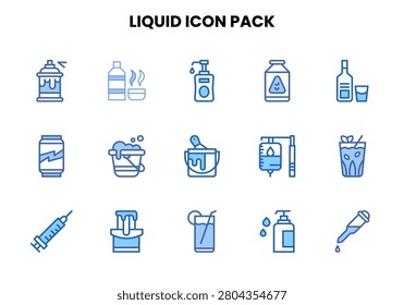 Download Liquid Two Colour vector icons for modern app design.