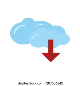 Download, load, upload icon vector image. Can also be used for mobile apps, phone tab bar and settings. Suitable for use on web apps, mobile apps and print media