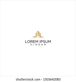 download the logo concept of home and building space design