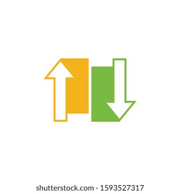 Download logo template design vector, illustration icon