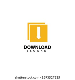 Download logo template design vector, illustration icon