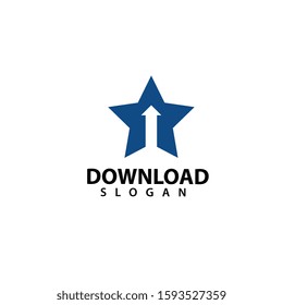 Download logo template design vector, illustration icon
