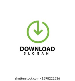 download logo template design vector, illustration icon