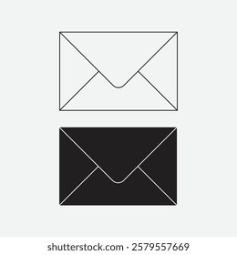 Download a message icons vector set featuring high-quality messaging icons for chat apps, social media, and communication designs. Perfect for web and mobile UI.