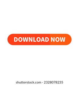 Download Now Button In Orange Duo Color Rounded Rectangle Shape For Promotion Business
