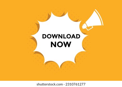 Download now  button web banner templates. Vector Illustration 
