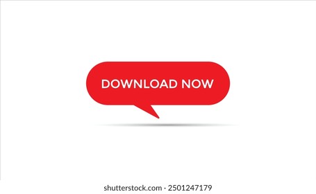Download now button web banner templates. Vector Illustration
