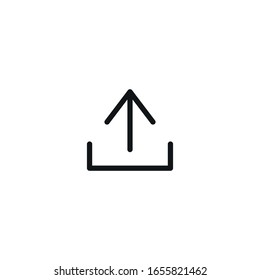 Download now icon. Upload from cloud symbols. Receive data from a remote storage signs. Flat icons on white. Vector