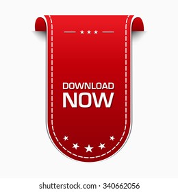 Download Now Red Vector Icon Design