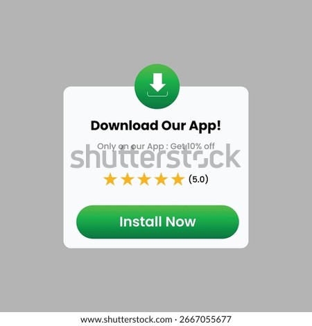 Download our app today! Get exclusive discounts and offers. Enjoy a seamless experience with our top-rated app. Install now and start saving.