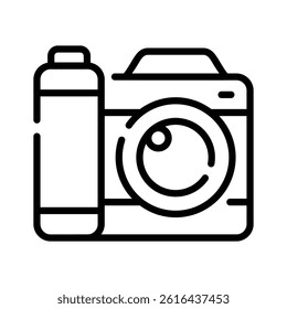 Download our premium line style icon showing hot tea cup